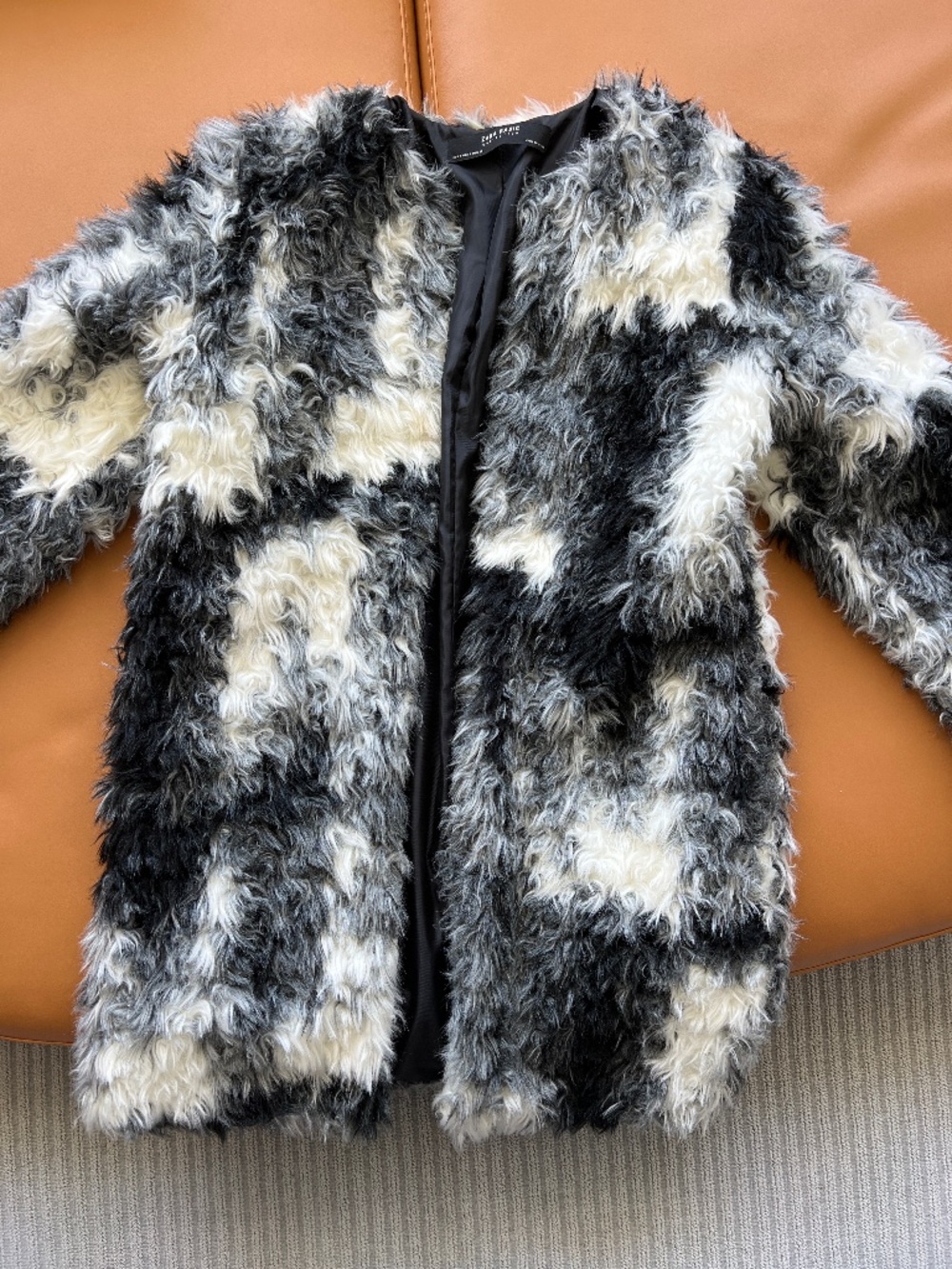 Faux fur jacket